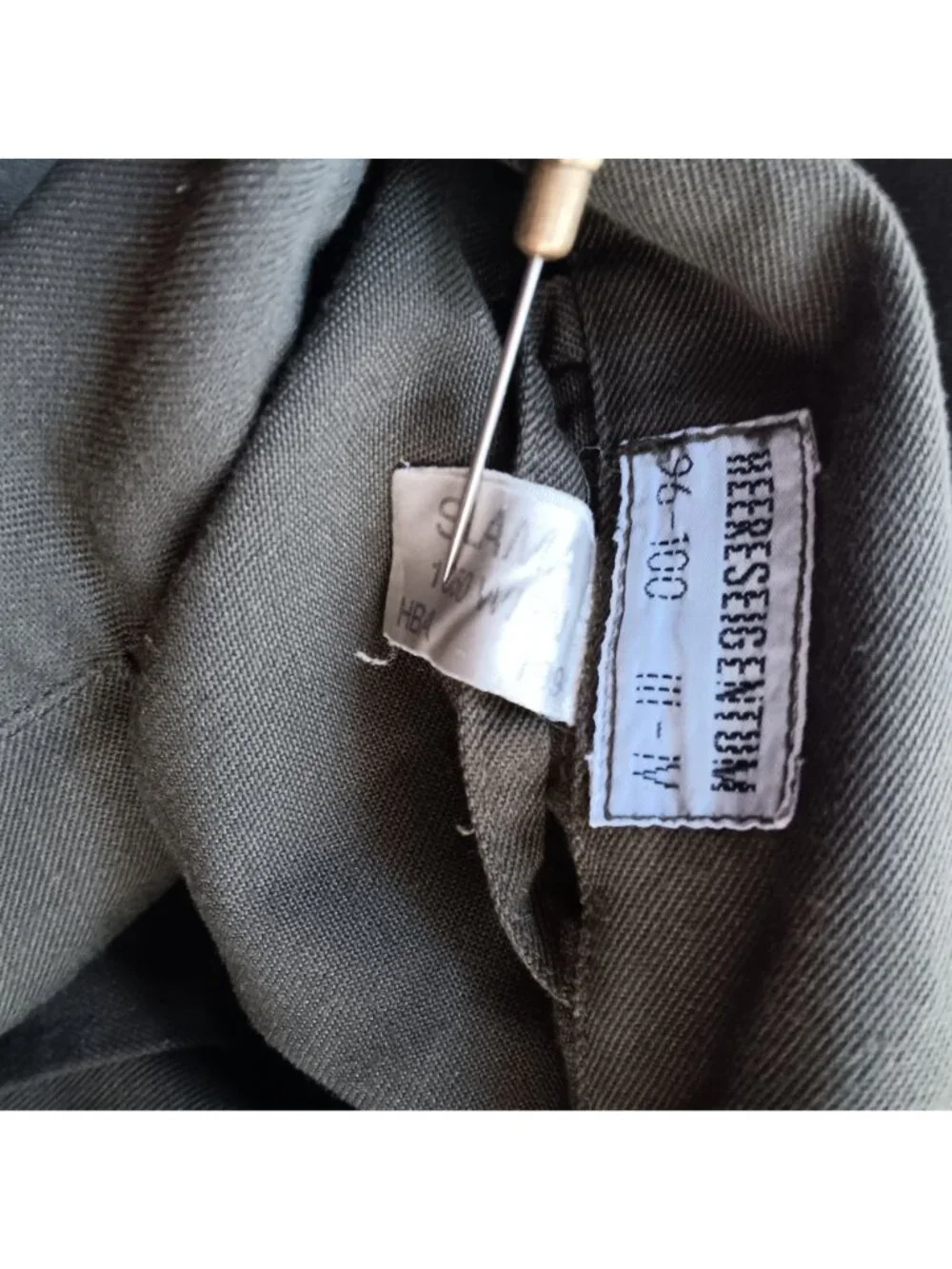 Army Shirt Jacket Large Vintage 1994s Austrian Osterreich Bundesheer 96-100 III-